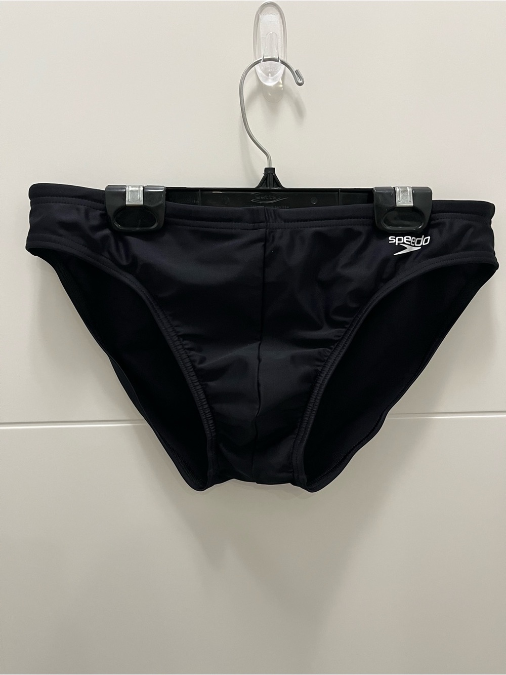 Speedo Men's Black Low-Rise Swim Brief